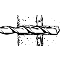 Rotary Rebar Cutters, 3/8", SDS-Plus Shank, Carbide Distribution Élite MP