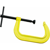 Serre-joint en C de s&eacute;curit&eacute; haute visibilit&eacute;, Capacit&eacute; de , Profondeur de gorge de 4-1/8" (105 mm) Distribution Élite MP