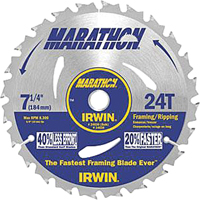 Lames de scie pour entrepreneur - Lames de scie Marathon, 7-1/4", 24 dents Distribution Élite MP