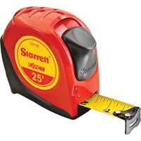 Ruban &agrave; mesurer pour ing&eacute;nieur, 1" x 25', Marques de goujon 1/16" Distribution Élite MP