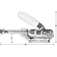 Straight Line Hold Down Clamps, 600 lbs. Clamping Force Distribution Élite MP