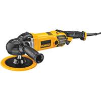 Polisseuse &agrave; vitesse variable avec d&eacute;marrage souple, 9"/7" tampon, 120 V, 12 A, 0-3500 Tr/min &agrave; vide Distribution Élite MP