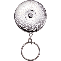 Porte-cl&eacute;s &agrave; d&eacute;vidoir The Original, Chrome, C&acirc;ble 24", Fixation Agrafe de ceinture Distribution Élite MP