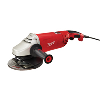 Non-Lock On Large Angle Grinder with Trigger Grip, 7"/9", 120 V, 15 A, 6000 RPM Distribution Élite MP