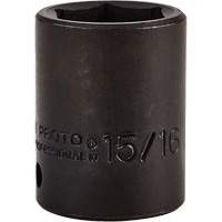 Socket, Impact, 15/16", 1/2" Drive, 6 Points Distribution Élite MP