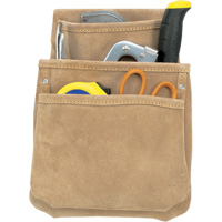 Drywall Pouches, Multiple Tool Holder, Leather, 3 Pockets Distribution Élite MP