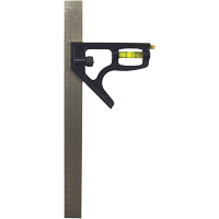 &eacute;querre combin&eacute;e pouces/m&eacute;trique, 12" lo, 1/8"/1/16"/1/32"/1 mm Graduations, Acier inoxydable, Ordinaire Distribution Élite MP