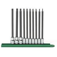 Jeu de douilles longues, Torx, Prise 1/4"/3/8", 10 mrcx Distribution Élite MP