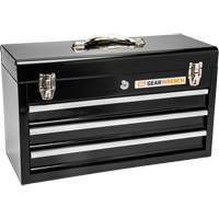 Portable Tool Box, 20" W, 3 Drawers, Black Distribution Élite MP