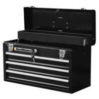 Portable Tool Box, 20" W, 3 Drawers, Black Distribution Élite MP