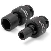 15-Piece 3/8" Drive 6 Point Universal Impact Metric Flex Socket Set Distribution Élite MP