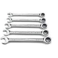 Jeu de cl&eacute;s &agrave; cliquet SAE &agrave; 12 pans et 72 dents, Combinaison, 5 morceaux, Imp&eacute;rial Distribution Élite MP