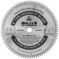 Lame de scie industrielle - coupe en travers &agrave; voie &eacute;troite, 8", 80 dents, Pour Bois Distribution Élite MP