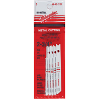 Jigsaw Blades, Bi-Metal, U-Shank, 2-3/4" L, 18 TPI Distribution Élite MP