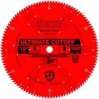 TCS Industrial Saw Blade - Crosscut & Finishing, 15", 108 Teeth, Wood Use Distribution Élite MP