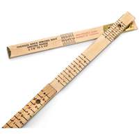 Red End&reg; Oversized Brick Mason Rule, 6' L, Wood, 1/16" Graduations Distribution Élite MP