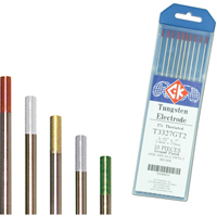 &eacute;lectrodes de tungst&egrave;ne, 0,020" dia. x 7" lo Distribution Élite MP
