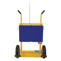 Chariot pour chalumeau et bouteille de soudage, Roues Pneumatique, Base de 24" la x 19-1/2" lo, 500 lb Distribution Élite MP