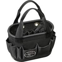 29-Pocket Hard-Body Aerial Bucket, 14" L x 10" H, Polyester, Black Distribution Élite MP