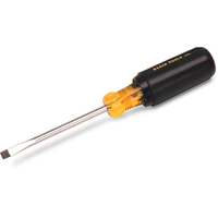 Slot Cabinet Tip Screwdriver, 1/4" Tip, Round, 8-11/32" L, Cushion Grip Handle Distribution Élite MP