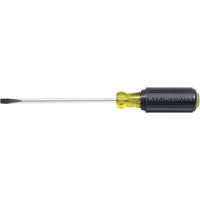 Slot Cabinet Tip Screwdriver, 1/4" Tip, Round, 10-11/32" L, Cushion Grip Handle Distribution Élite MP