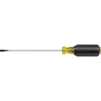 Slot Cabinet Tip Screwdriver, 3/16" Tip, Round, 9-3/4" L, Cushion Grip Handle Distribution Élite MP
