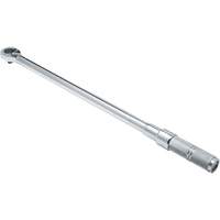 Ratcheting Head Micrometer Torque Wrench, Click, 1/2" Square Drive, 50 - 250 lbf. Ft Distribution Élite MP