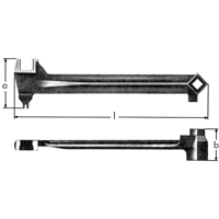Bung Wrenches, 2-1/2", 15-1/15" Length Distribution Élite MP