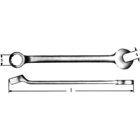 Combination Wrenches, 3/8", 6-5/16" Length Distribution Élite MP