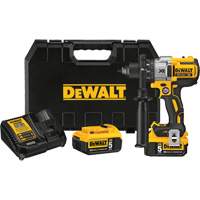 Max XR&reg; Brushless 3-Speed Drill Driver Kit, Lithium-Ion, 20 V, 1/2" Chuck, 820 UWO Torque Distribution Élite MP