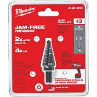 Foret &eacute;tag&eacute; no 3, 1/4" - 3/4", Incr&eacute;ments de 1/16", Acier rapide Distribution Élite MP