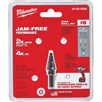 Foret &eacute;tag&eacute; no 6, 3/8" - 1/2", Incr&eacute;ments de 1/16", Acier rapide Distribution Élite MP