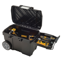 Coffre &agrave; outils pour entrepreneur, 15-19/32" la x 24-13/16" p x 16-1/2" h, Noir Distribution Élite MP