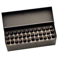 Jeu de lettres et num&eacute;ros pour estampage &agrave; la main, 36 morceaux Distribution Élite MP