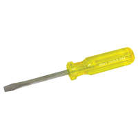 Slotted Screwdriver, 1/4", 8-1/4" L, Plastic Handle Distribution Élite MP