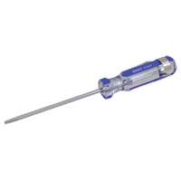 Tournevis &agrave; fente, Tige de 1/8", Ronde, 5-1/2" lo, Prise en Plastique Distribution Élite MP