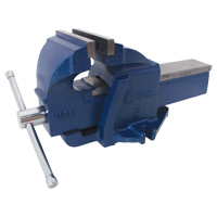 Ductile Iron Mechanics Bench Vise, 5" Jaw Width, 3-3/10" Throat Depth Distribution Élite MP