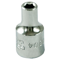 Douille, 4 mm, Prise 1/4", 6 pans Distribution Élite MP