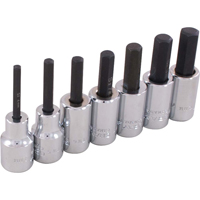Hex Head Socket Set, Hex, 3/8" Drive, 7 Pcs Distribution Élite MP