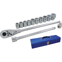 Socket & Attachment Set, 15 Pcs, 3/4" Drive Size Distribution Élite MP