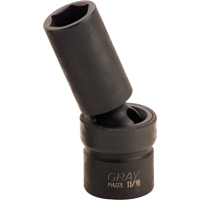 Universal Joint Socket, Impact, 3/8", 1/2" Drive, 6 Points Distribution Élite MP