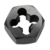 &eacute;crou &agrave; refileter hexagonale, dia. 1"/1-1/4", Filet de 1/4"-18, Acier au carbone/Acier au chrome Distribution Élite MP