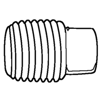 Pipe Plugs (Square Head), 1/8" Dia., Brass Distribution Élite MP