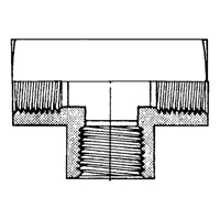 Raccord En T&eacute; Femelle, Laiton, 1/8" Distribution Élite MP