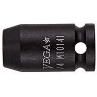 Douille magn&eacute;tique, Chocs, 1/2", Prise 1/4", 6 pans Distribution Élite MP