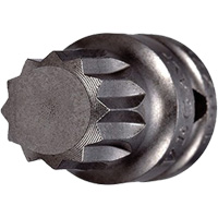 Embout &agrave; ins&eacute;rer, Triple carr&eacute;, 5 x 3/4" lo, Prise 1/4" Distribution Élite MP