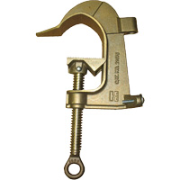Pince de mise &agrave; la terre &agrave; t&ecirc;te en C en bronze, Capacit&eacute; de 2-7/8" (73 mm) Distribution Élite MP