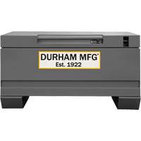 Jobsite Storage Box, 32" x 19" x 17-13/16", Steel, Grey Distribution Élite MP