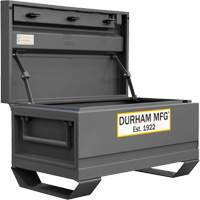 Jobsite Storage Box, 32" x 19" x 17-13/16", Steel, Grey Distribution Élite MP