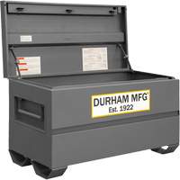 Jobsite Storage Box, 48" x 24" x 27-13/16", Steel, Grey Distribution Élite MP